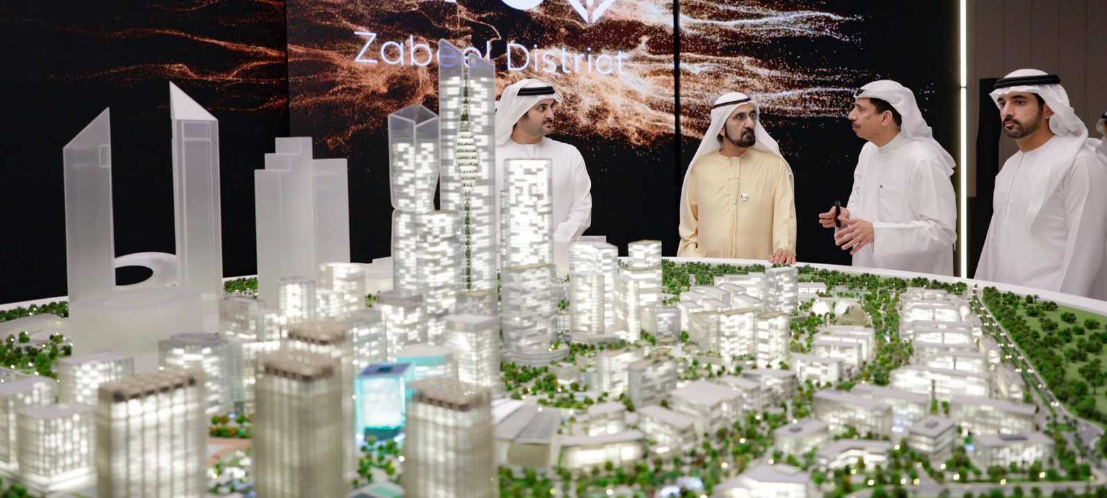 محمد بن راشد يُطلق مشروع التوسعة الكبرى لمركز دبي المالي