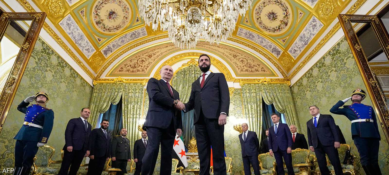 الشرع وبوتين في لقاء سابق