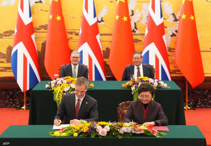 بريطانيا والصين