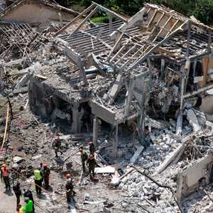 من آثار ضربات إيرانية سابقة على تل أبيب في حرب الـ12 يوما