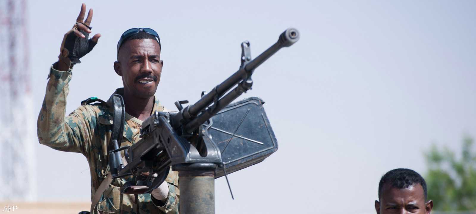 أرشيفية لعنصر في الجيش السوداني