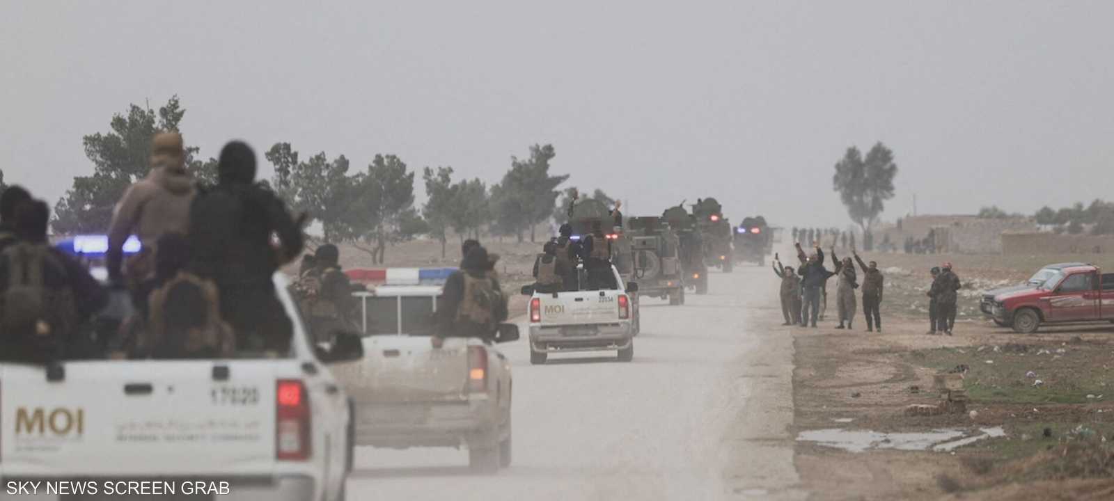 دخول القوات الحكومية السورية مدينة الحسكة شمال شرقي سوريا