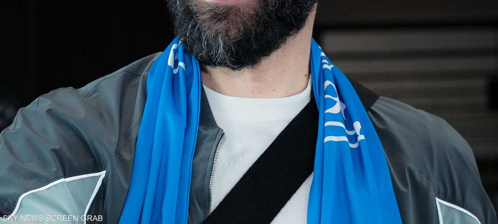 بنزيما بألوان الهلال