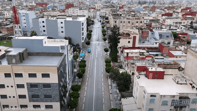 مدينة مغربية "شبه خالية" بعد تحذيرات من أمطار طوفانية