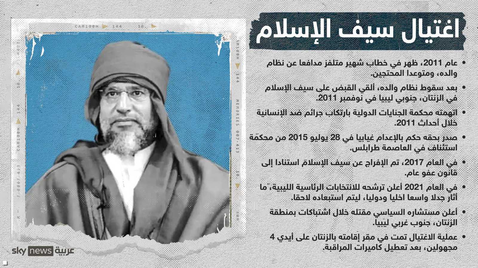 القبض عليه واعتقاله ومحاكمته والإفراج عنه
