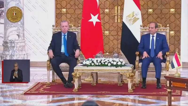 السيسي وأردوغان يبحثان ملفات غزة ولبنان وإيران وسوريا وليبيا