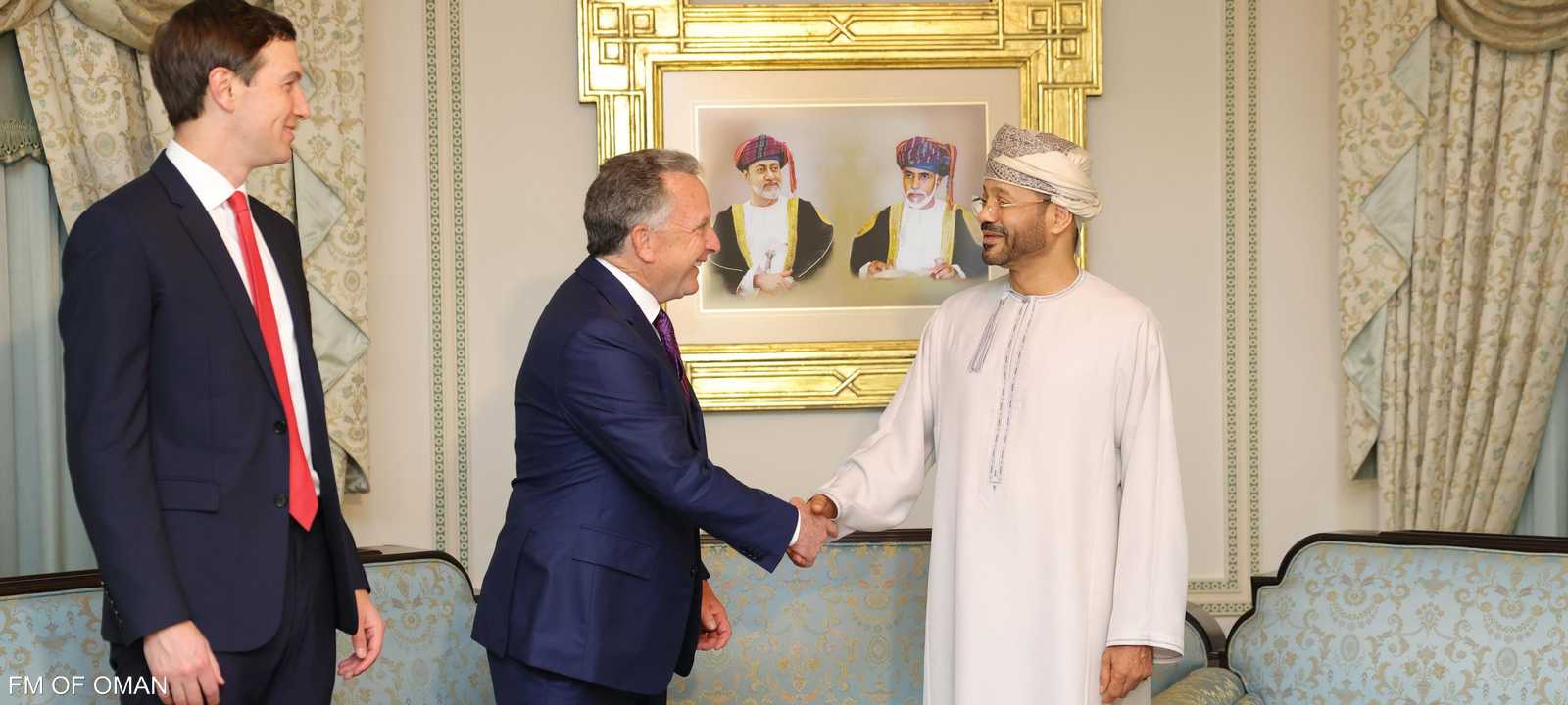 البوسعيدي يستقبل ويتكوف وكوشنر