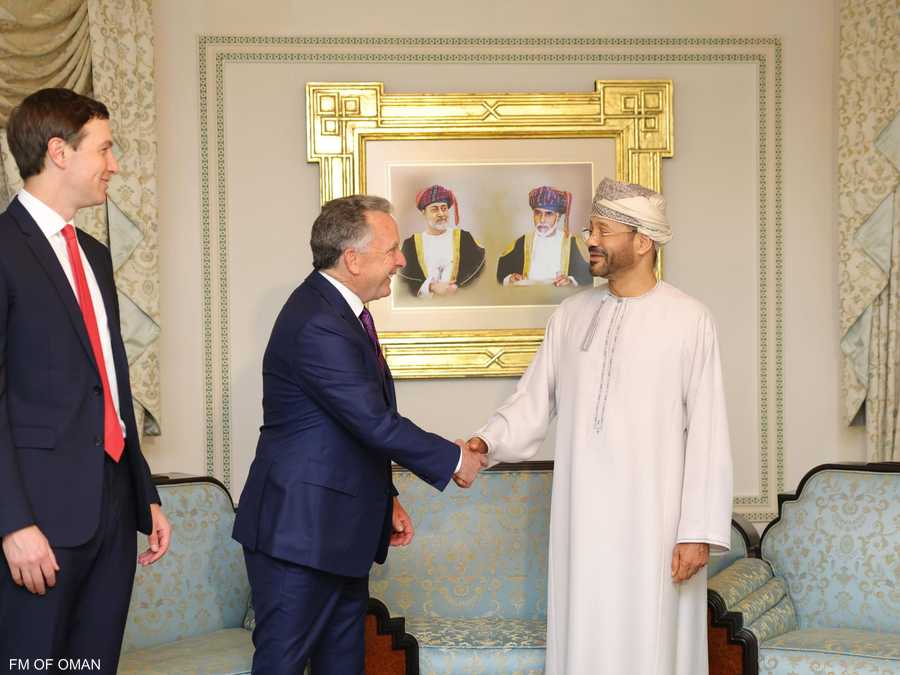 البوسعيدي يستقبل ويتكوف وكوشنر