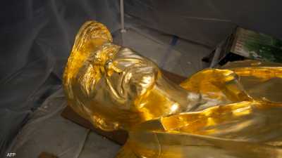 "نزاع مالي" يوقف العمل على تمثال ترامب الذهبي