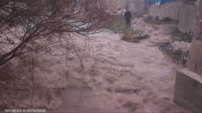 فيضانات سوريا تتحول إلى كارثة إنسانية في مناطق النزوح