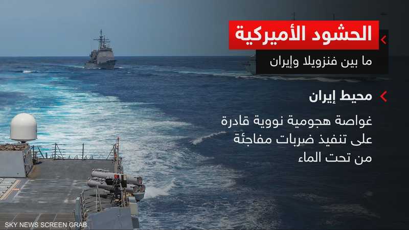 الحشد العسكري الأميركي بين فنزويلا وإيران.. اختلاف الأهداف