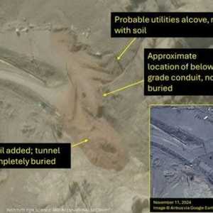 فتحات الموقع النووي المعروفة تم إغلاقها وفق الصور