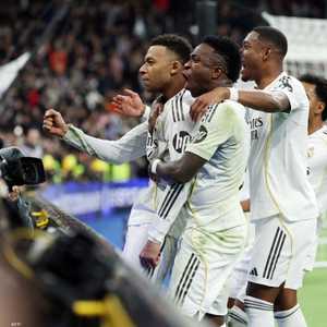 فرحة لاعبي ريال مدريد