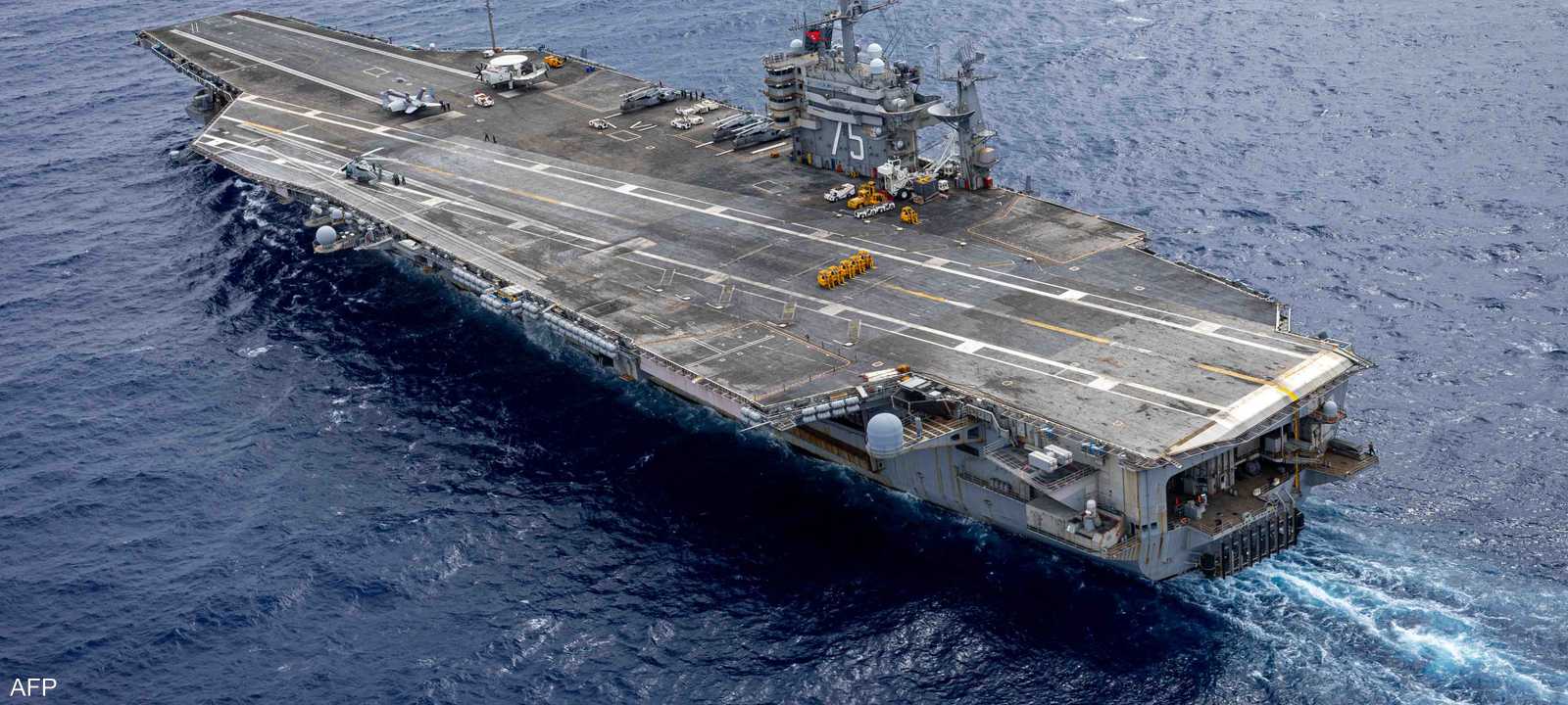 أرشيفية لحاملة طائرات أميركية