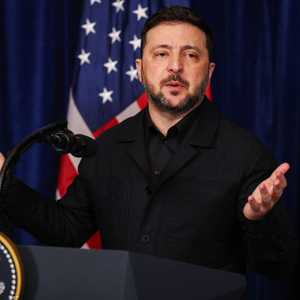 الرئيس الأوكراني فولوديمير زيلينسكي