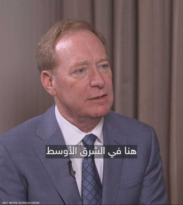رئيس شركة مايكروسوفت، براد سميث