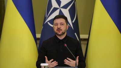الرئيس الأوكراني فولوديمير زيلينسكي