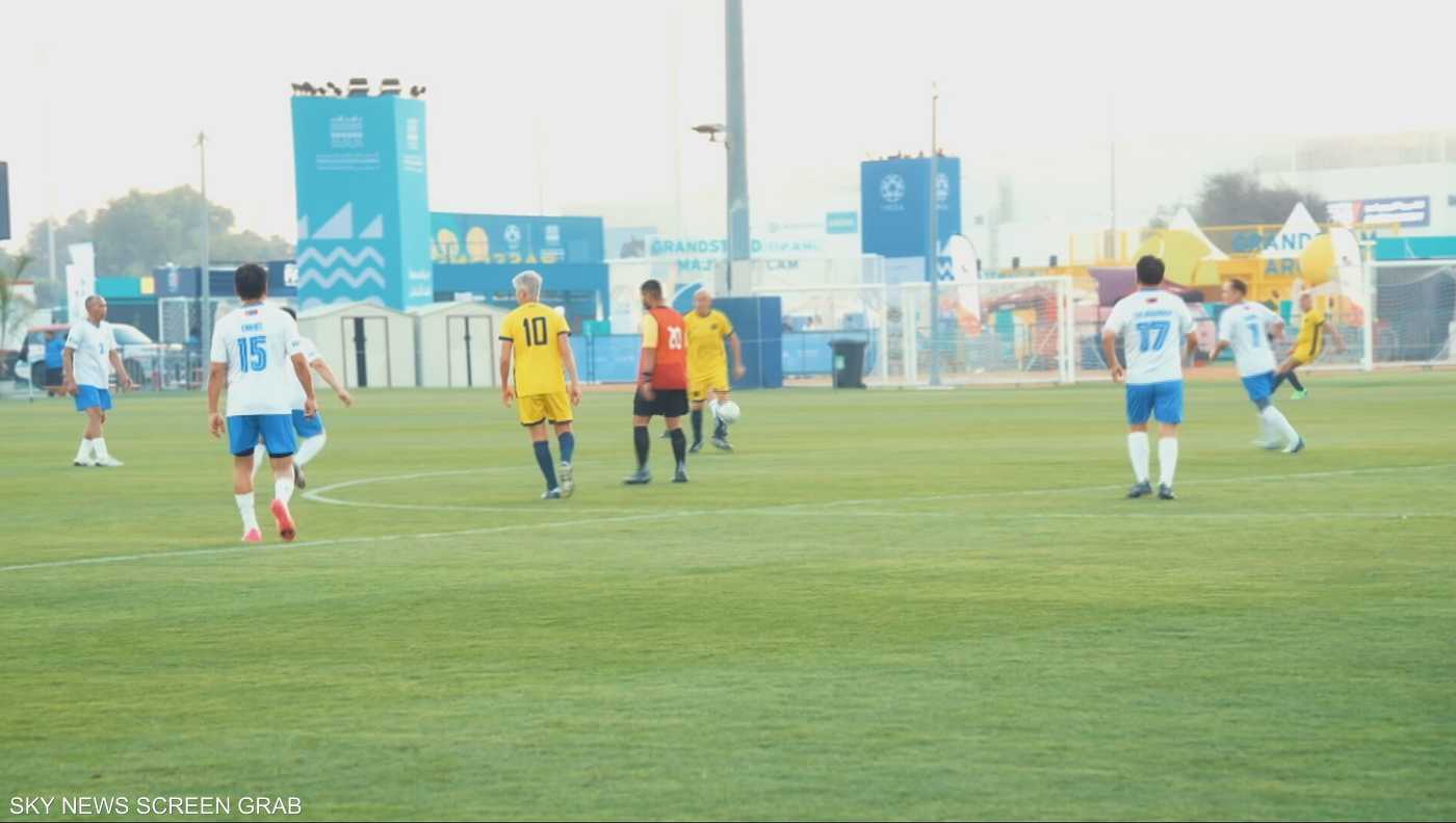 فريق إيطالي لاعبوه فوق الـ60 يتحدى الزمن في ألعاب الماسترز 