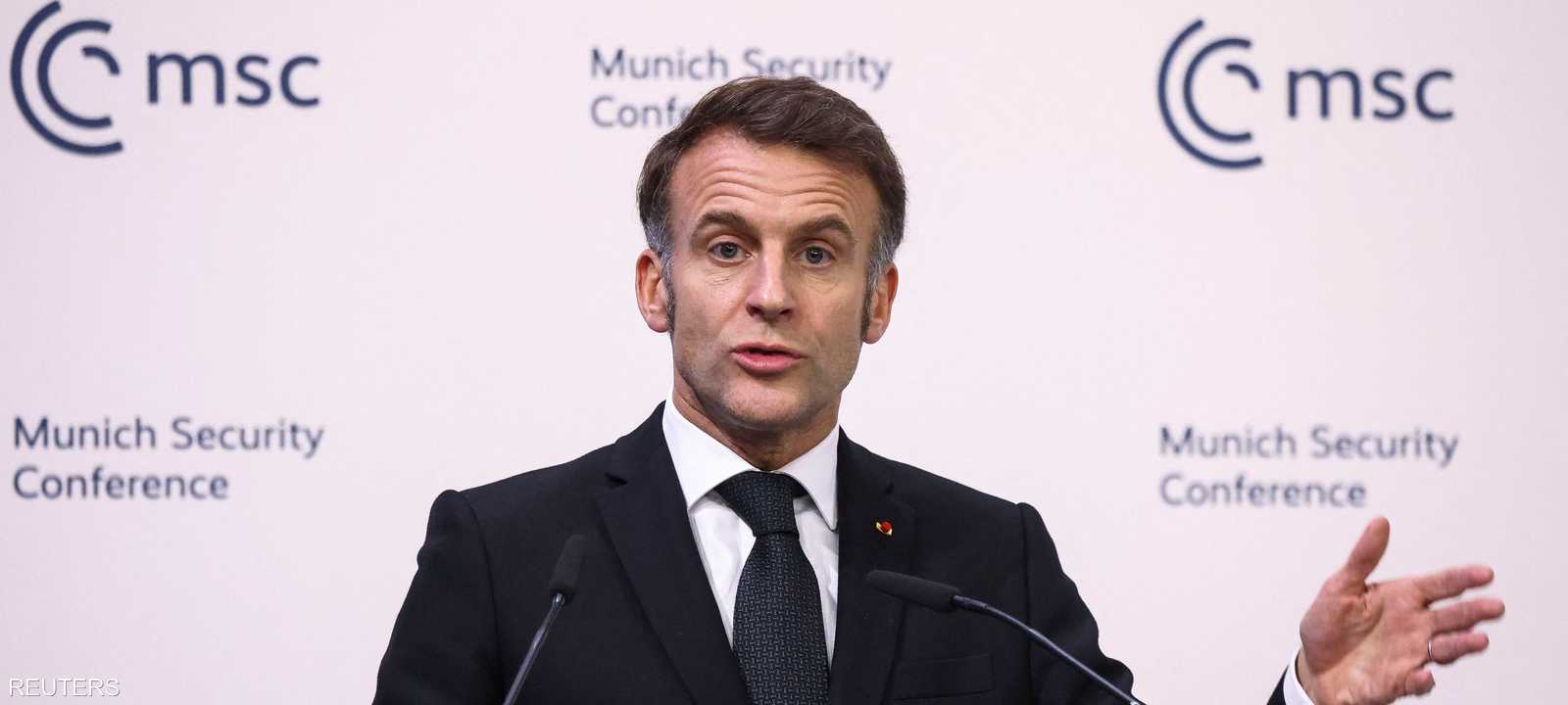 الرئيس الفرنسي إيمانويل ماكرون