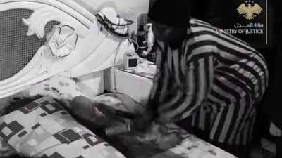 فيديو.. قاتلة الفنانة هدى شعراوي تمثل الجريمة