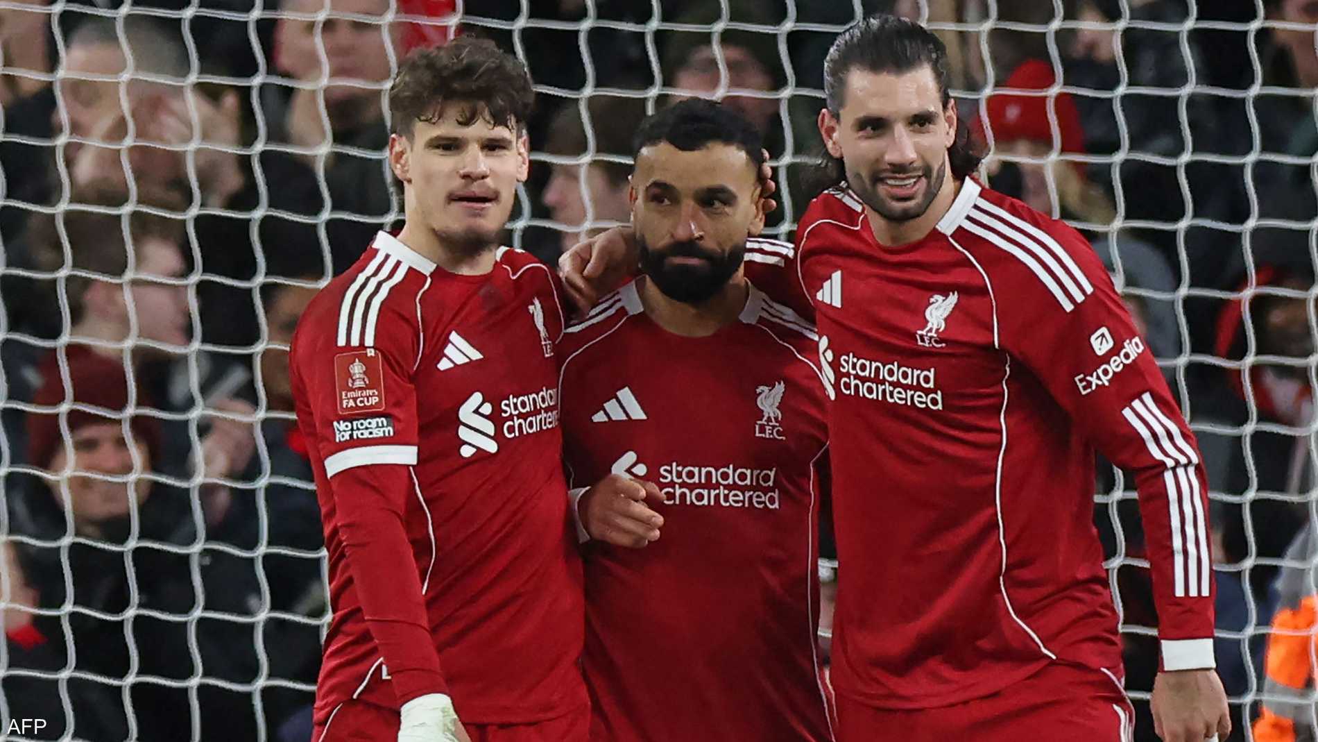 صلاح يقود ليفربول لعبور برايتون في كأس الاتحاد الإنجليزي 