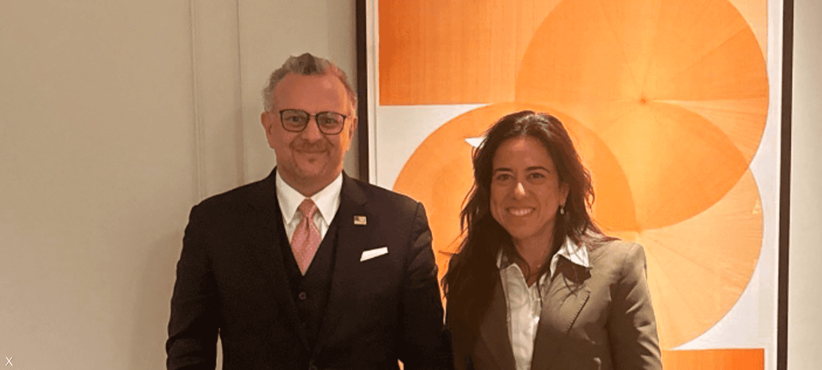 مسعد بولس ولانا نسيبة على هامش مؤتمر ميونخ