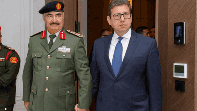 رئيس المخابرات المصرية يلتقي خليفة حفتر في بنغازي
