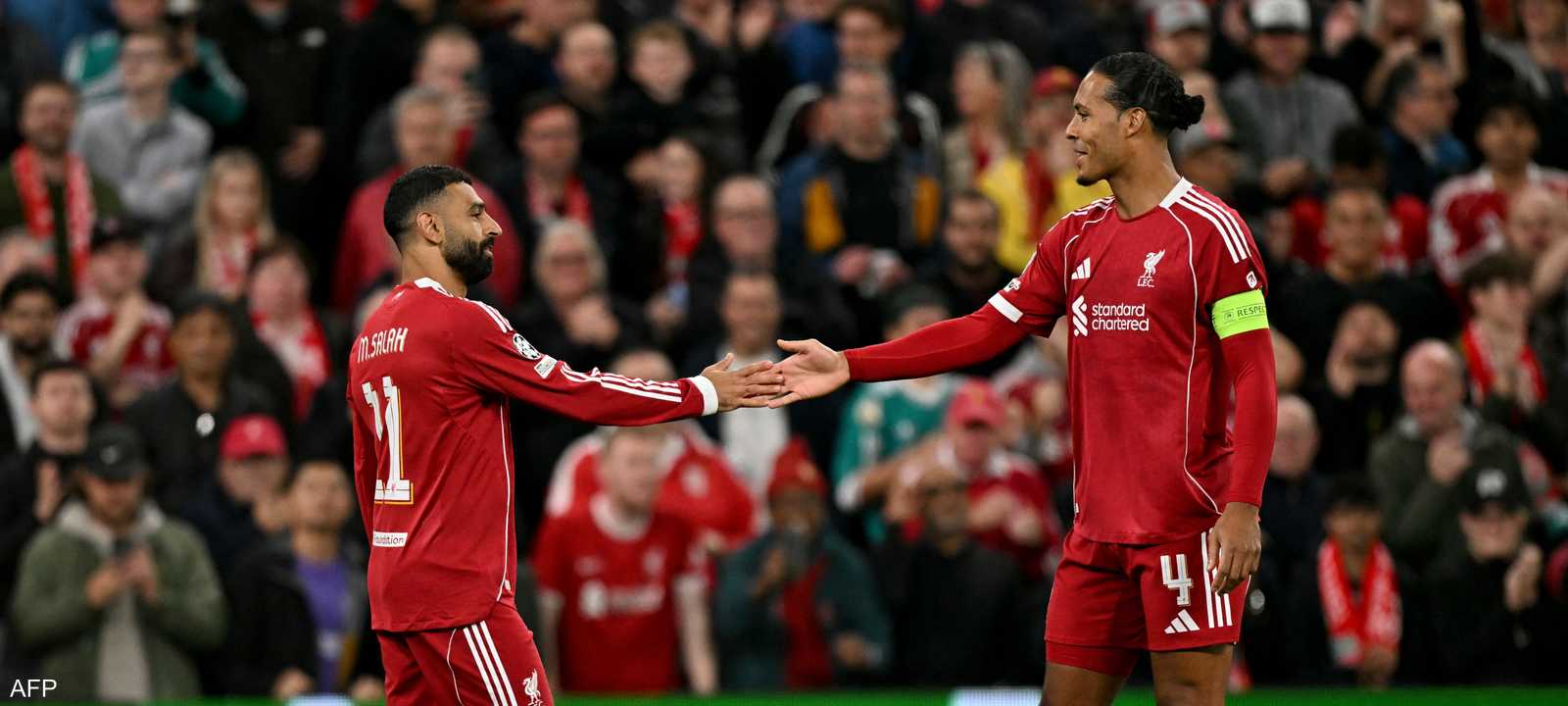 محمد صلاح وفان دايك