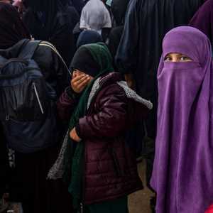 أطفال في مخيم روج