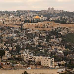 حي جبل المكبر في القدس الشرقية الذي ضمته إسرائيل