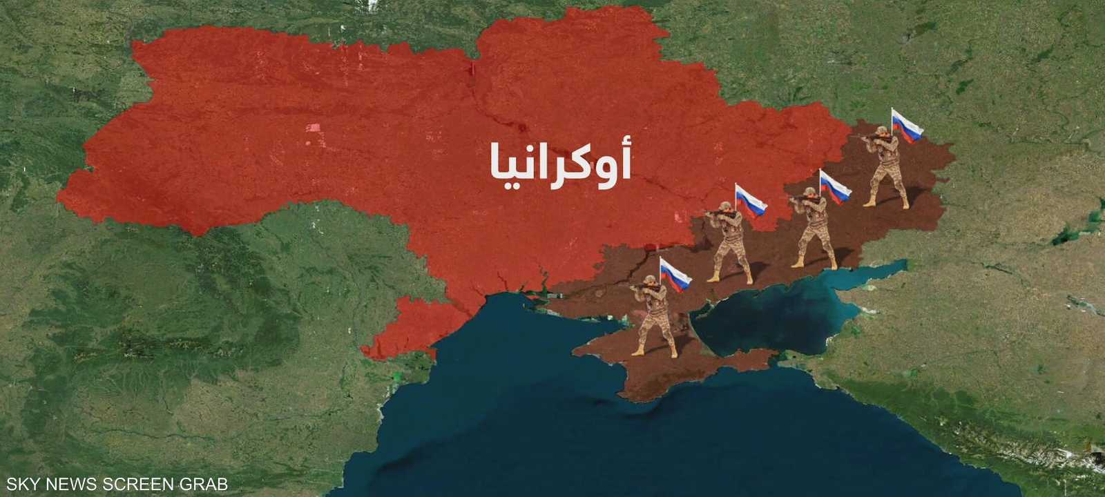 القوات الروسية تسيطر على نحو 20% من الأراضي الأوكرانية