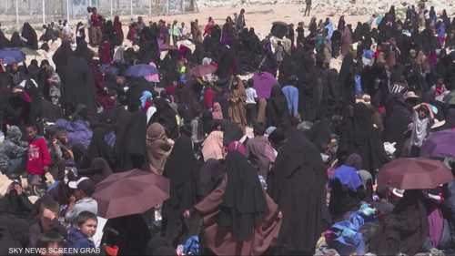 نقل نحو 400 شخص من مخيم الهول إلى مخيم أخترين بريف حلب