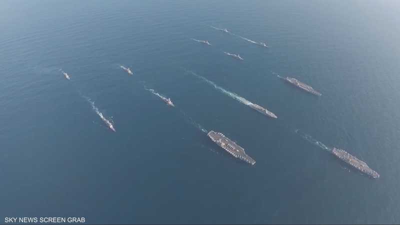 أكبر حاملة طائرات في التاريخ تقترب من الشرق الأوسط