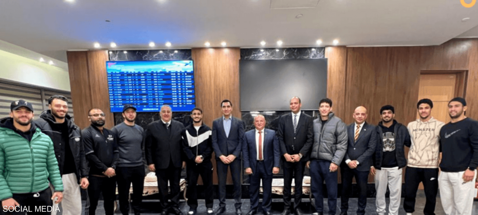 زير الشباب والرياضة المصري يستقبل بعثة المنتخب للمصارعة الرو