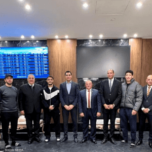 زير الشباب والرياضة المصري يستقبل بعثة المنتخب للمصارعة الرو