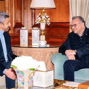 الشيخ عبد الله بن زايد ومسعد بولس