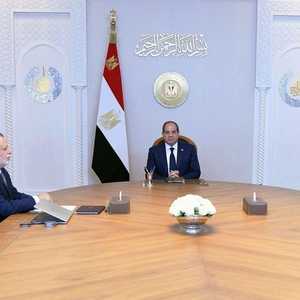 اجتماع الرئيس عبدالفتاح السيسي السبت مع محافظ المركزي المصري
