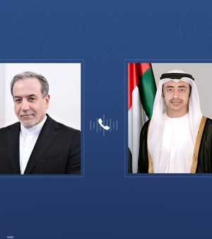 عبدالله بن زايد يتلقى اتصالا هاتفيا من وزير خارجية إيران