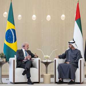 رئيس دولة الإمارات والرئيس البرازيلي