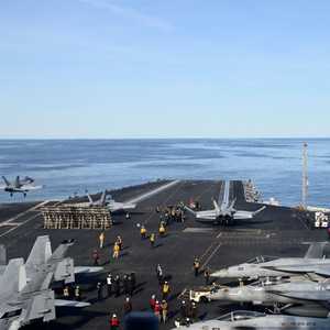 حاملة الطائرات الأميركية "جيرالد آر. فورد".. أرشيفية