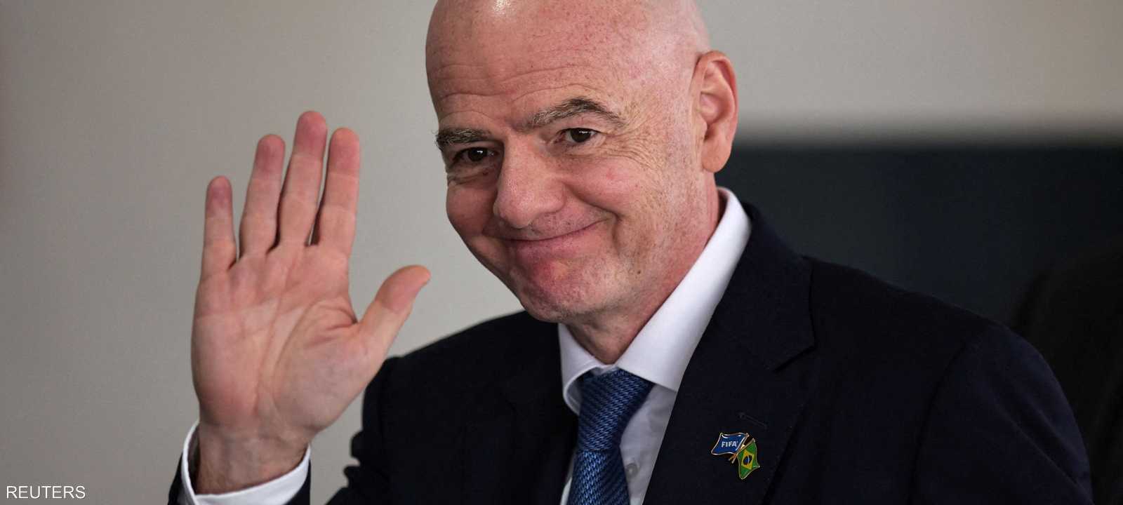 رئيس الاتحاد الدولي لكرة القدم، جياني إنفانتينو