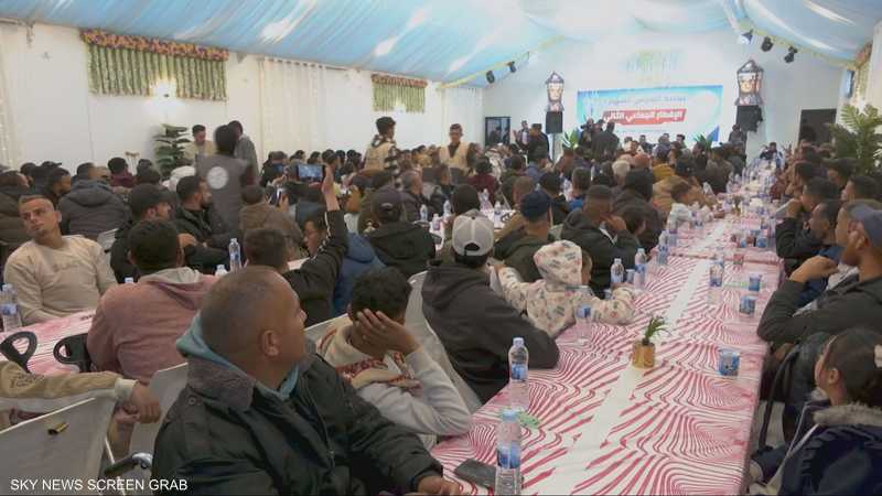 الفارس الشهم 3 تنظم مائدة إفطار رمضاني لذوي الهمم في غزة