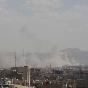 تصاعد الدخان في  طهران إثر غارات أميركية إسرائيلية
