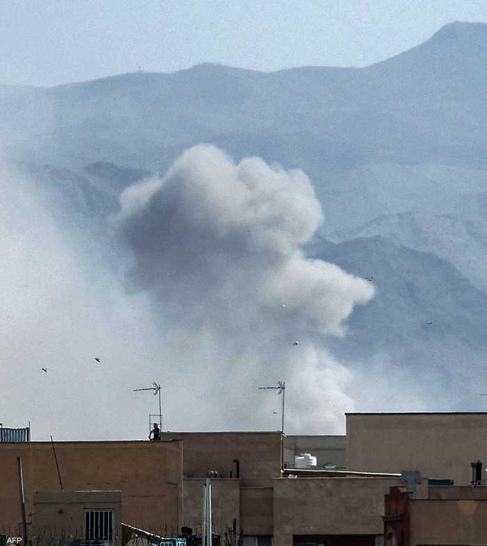 مناطق إيرانية متفرقة تعرضت لغارات عنيفة