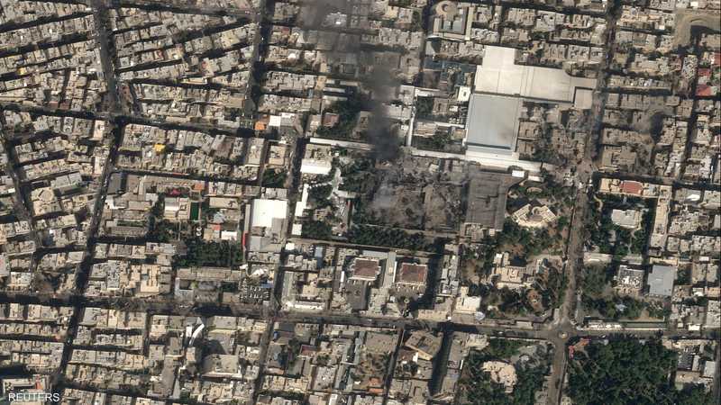 صورة أقمار صناعية لمجمع لخامنئي في طهران بعد استهدافه