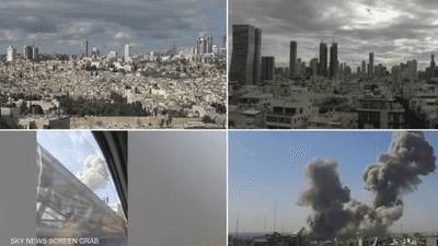 رصد صواريخ من إيران باتجاه إسرائيل