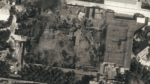 لقطات تظهر دمار مجمع خامنئي بعد استهدافه