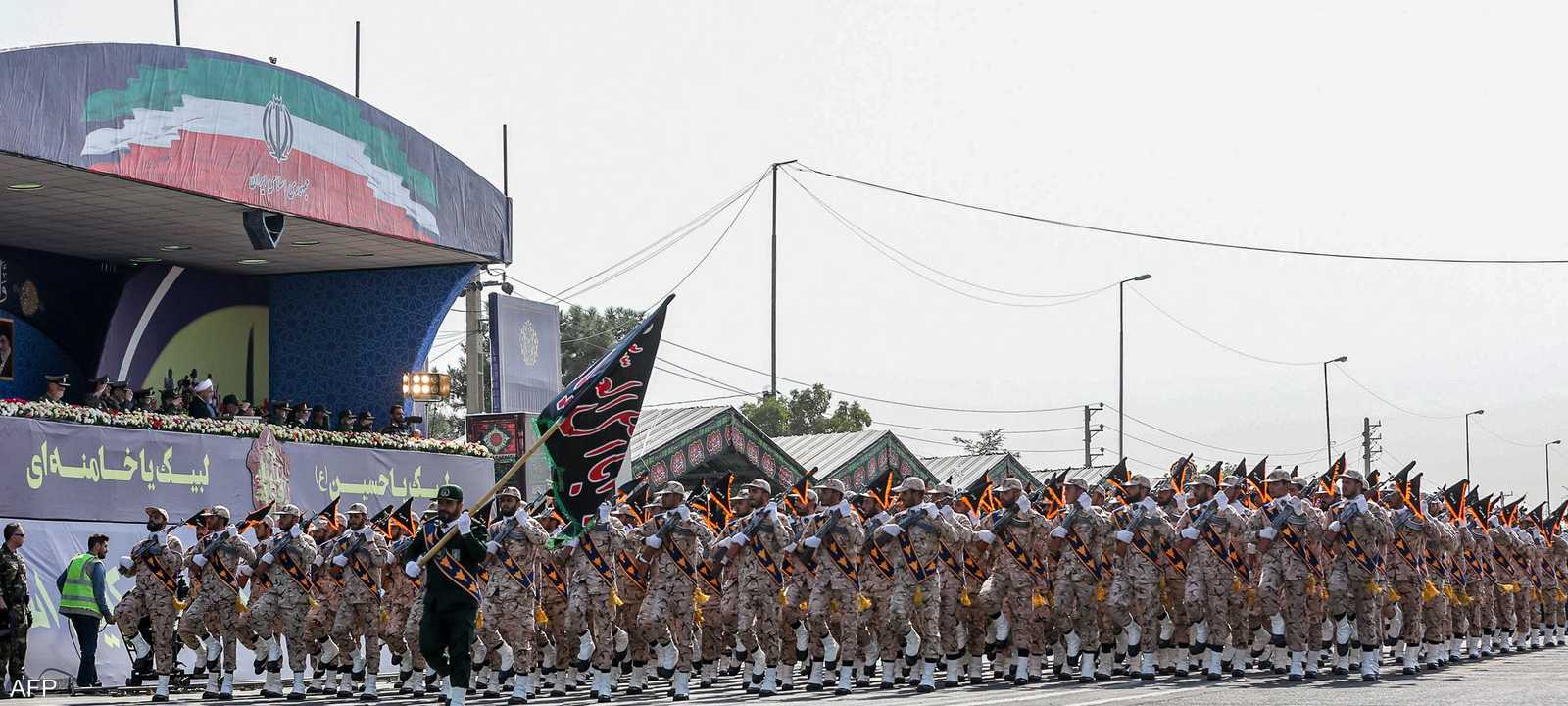 عرض عسكري للحرس الثوري الإيراني (أرشيفية)