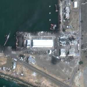 دمار في قاعدة كوناراك البحرية بإيران