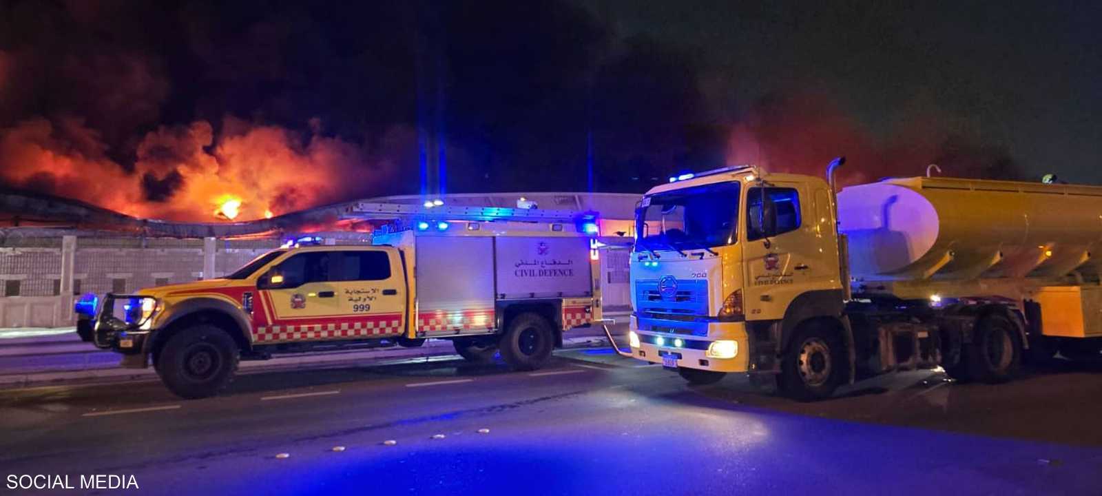 تعرض إحدى المنشآت البحرية بالقرب من ميناء سلمان لهجوم إيراني